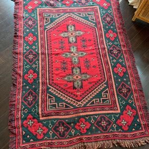Vintage boho blanket